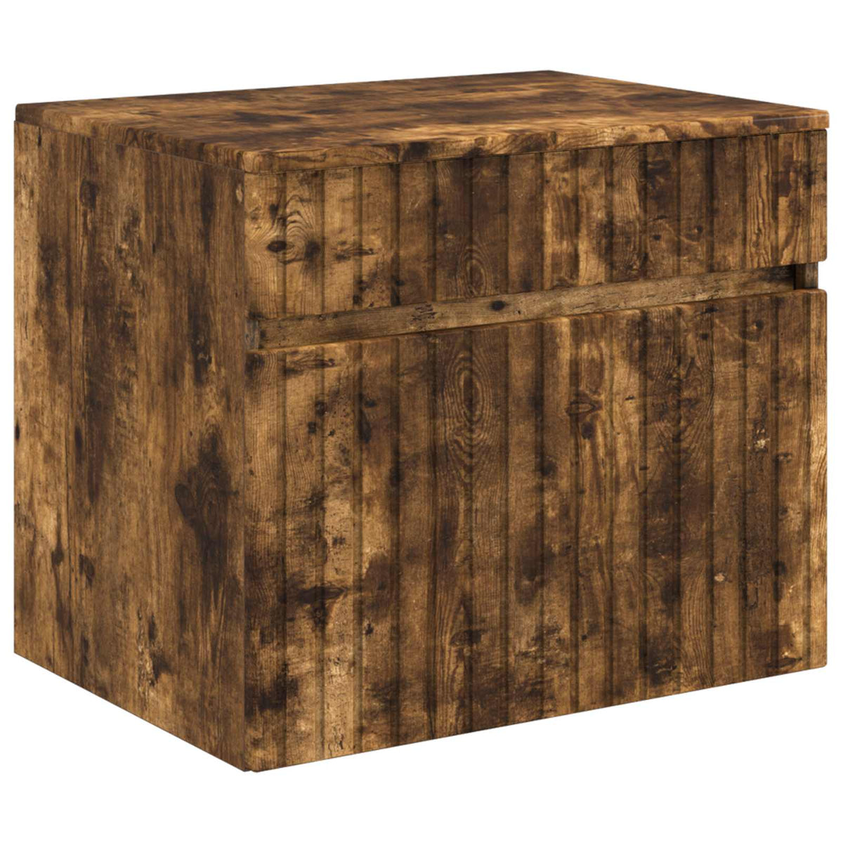 Mobiletto da Bagno a Muro Rovere Fumo 59 x 44,5 x 50 cm | homemem39