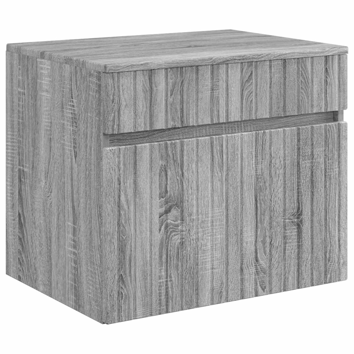Mobiletto da Bagno a Muro Sonoma grigio 59 x 44,5 x 50 cm | homemem39