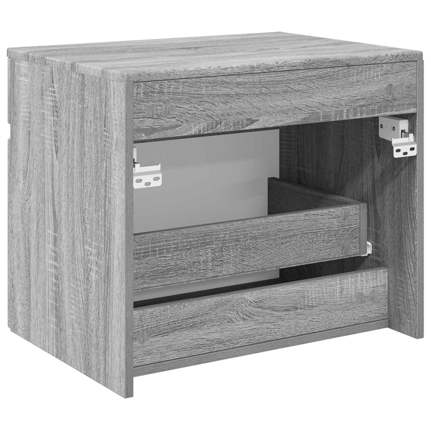 Mobiletto da Bagno a Muro Sonoma grigio 59 x 44,5 x 50 cm | homemem39