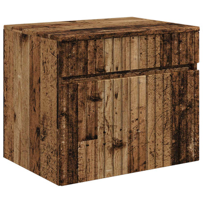 Mobiletto da Bagno a Muro Legno antico 59 x 44,5 x 50 cm | homemem39