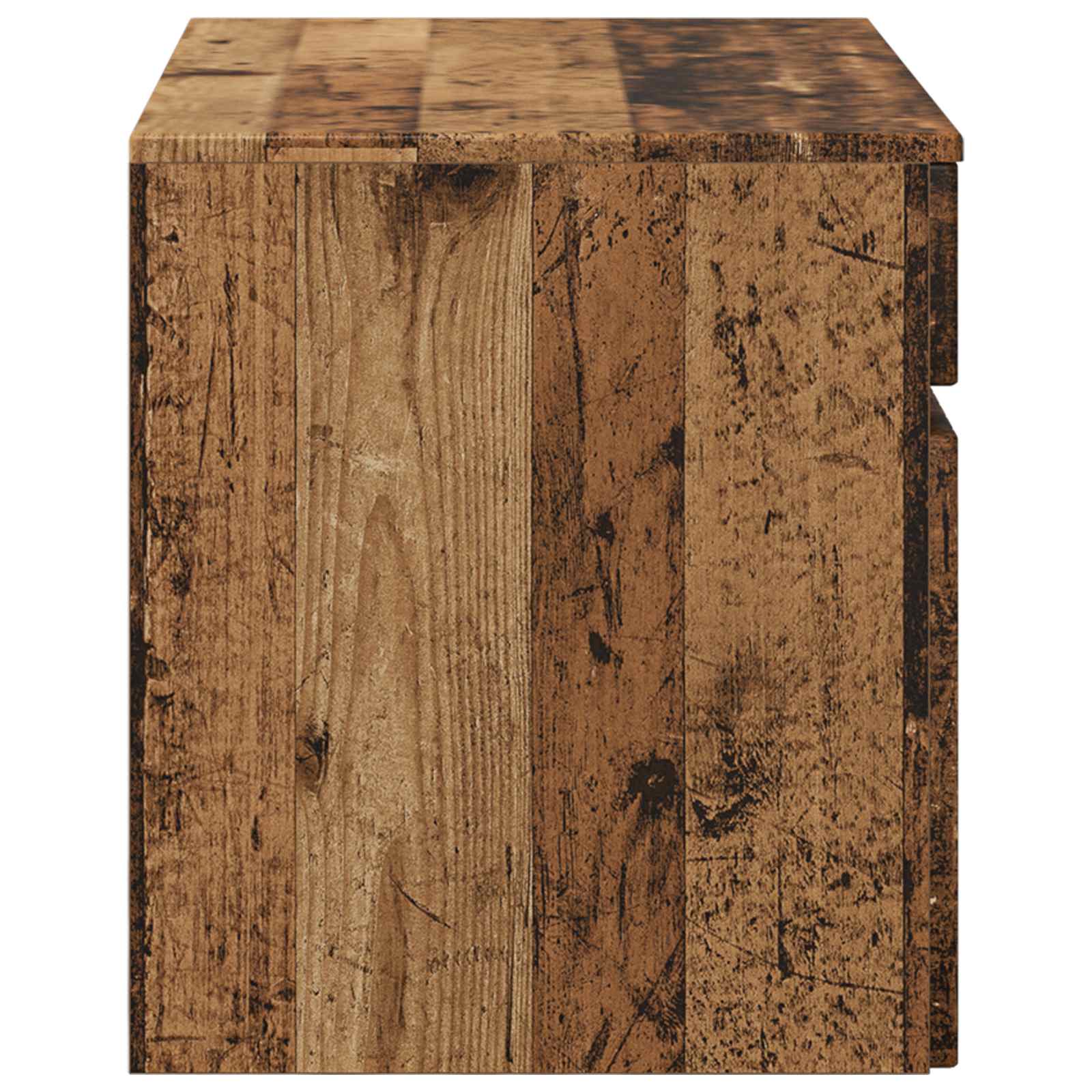 Mobiletto da Bagno a Muro Legno antico 59 x 44,5 x 50 cm | homemem39
