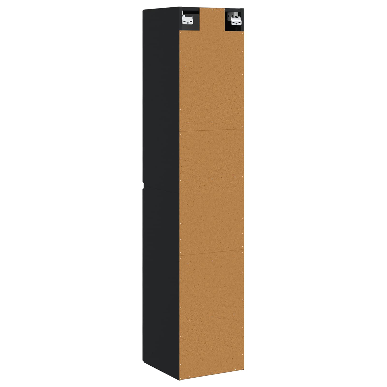 Mobiletto da Bagno a Muro Nero 33 x 34,5 x 160 cm | homemem39