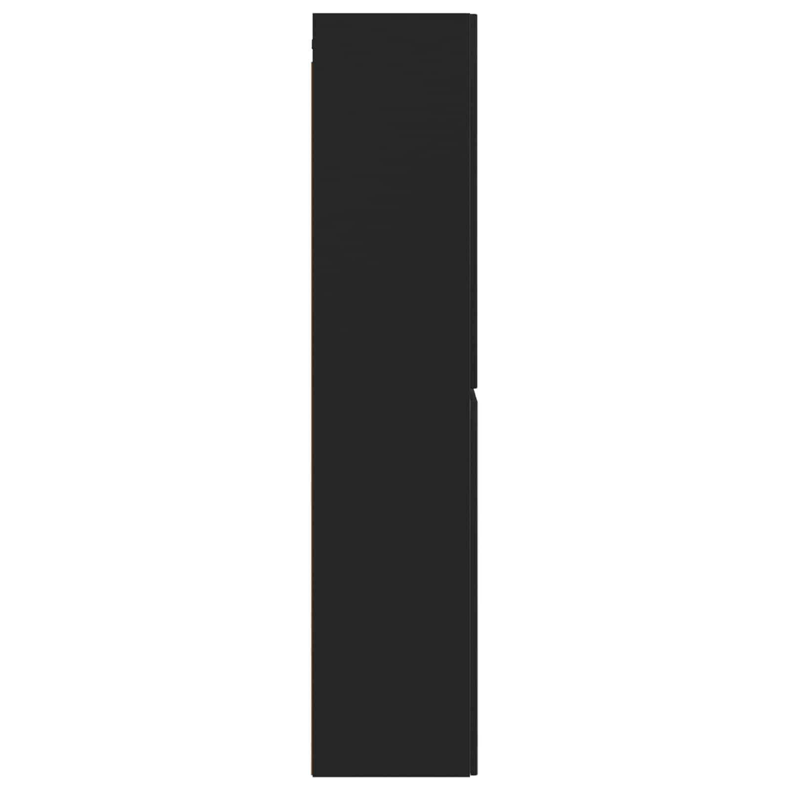 Mobiletto da Bagno a Muro Nero 33 x 34,5 x 160 cm | homemem39