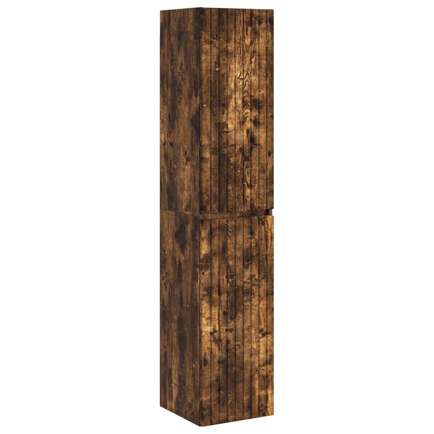 Mobiletto da Bagno a Muro Rovere Fumo 33 x 34,5 x 160 cm | homemem39