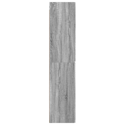 Mobiletto da Bagno a Muro Sonoma grigio 33 x 34,5 x 160 cm | homemem39