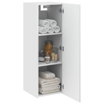 Mobiletto da Bagno a Muro Bianco 33 x 34,5 x 100 cm | homemem39