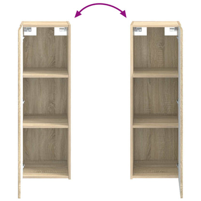 Mobiletto da Bagno a Muro Rovere Sonoma 33 x 34,5 x 100 cm | homemem39