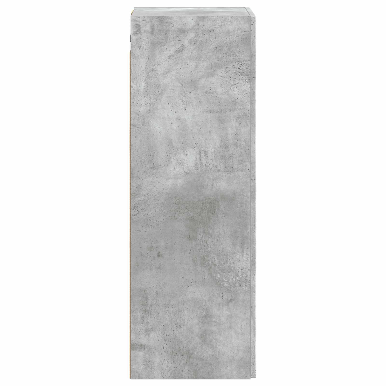 Mobiletto da Bagno a Muro Grigio Cemento 33 x 34,5 x 100 cm | homemem39