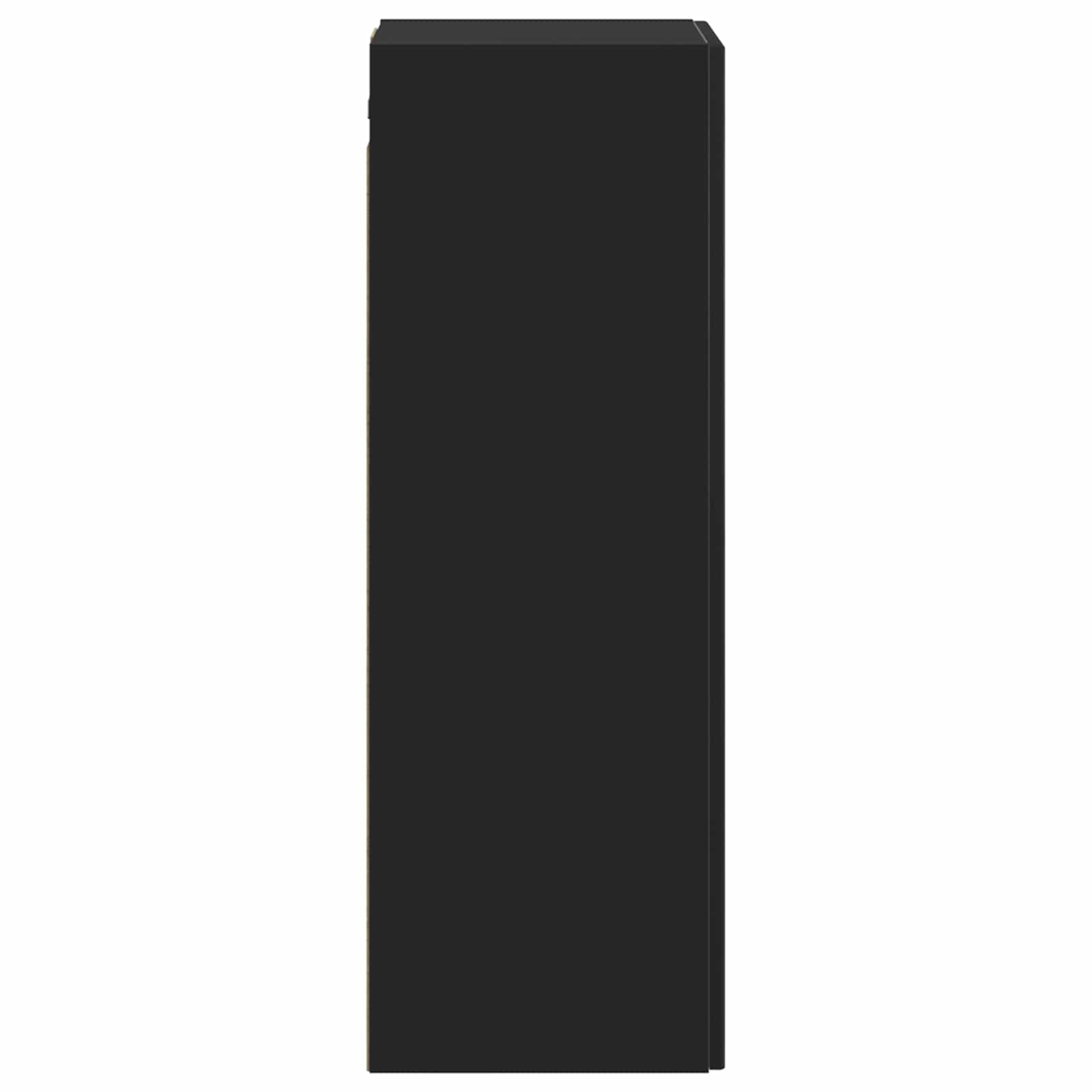 Mobiletto da Bagno a Muro Nero 33 x 34,5 x 60 cm | homemem39