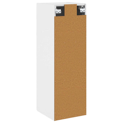 Mobiletto da Bagno a Muro Bianco Lucido 33 x 34,5 x 60 cm | homemem39