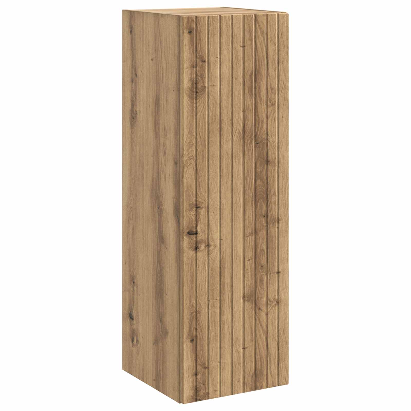 Mobiletto da Bagno a Muro Rovere Artigianale 33 x 34,5 x 60 cm | homemem39