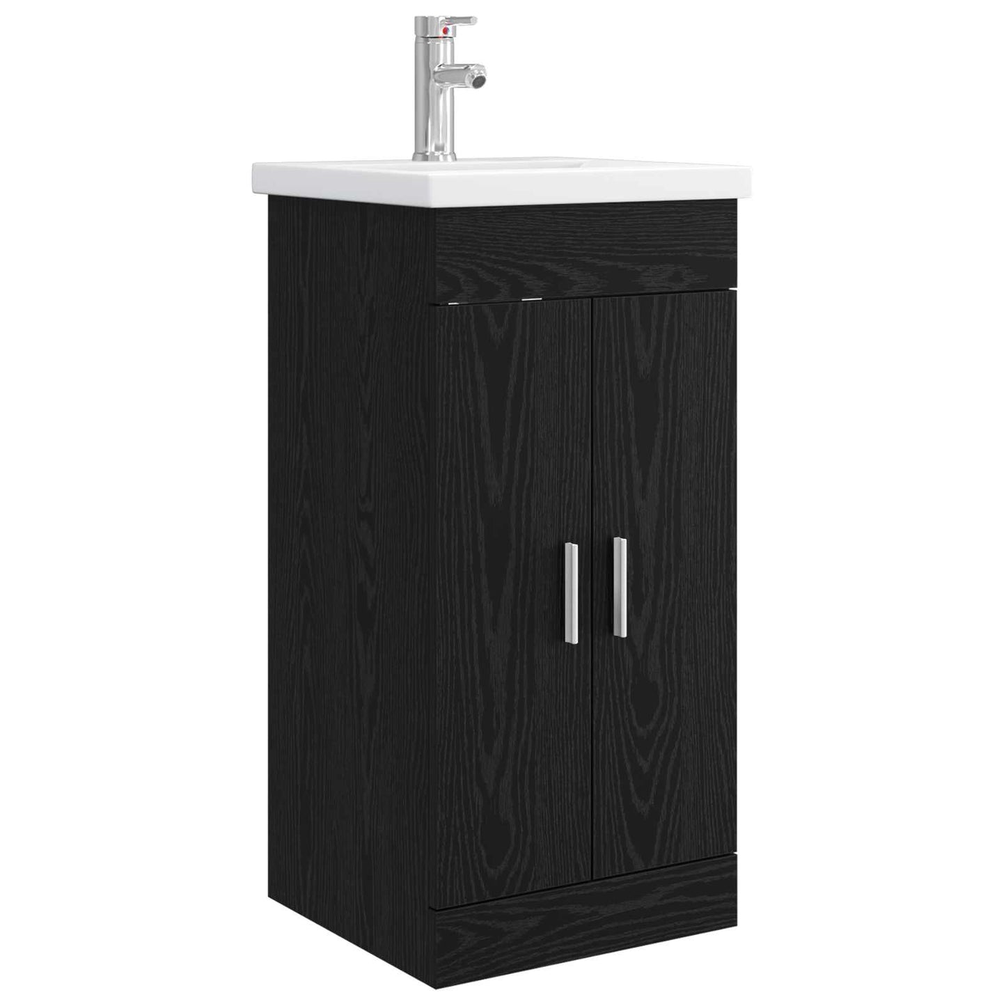 Mobile da bagno con lavabo Rovere Nero 42 x 40 x 84,5 cm
