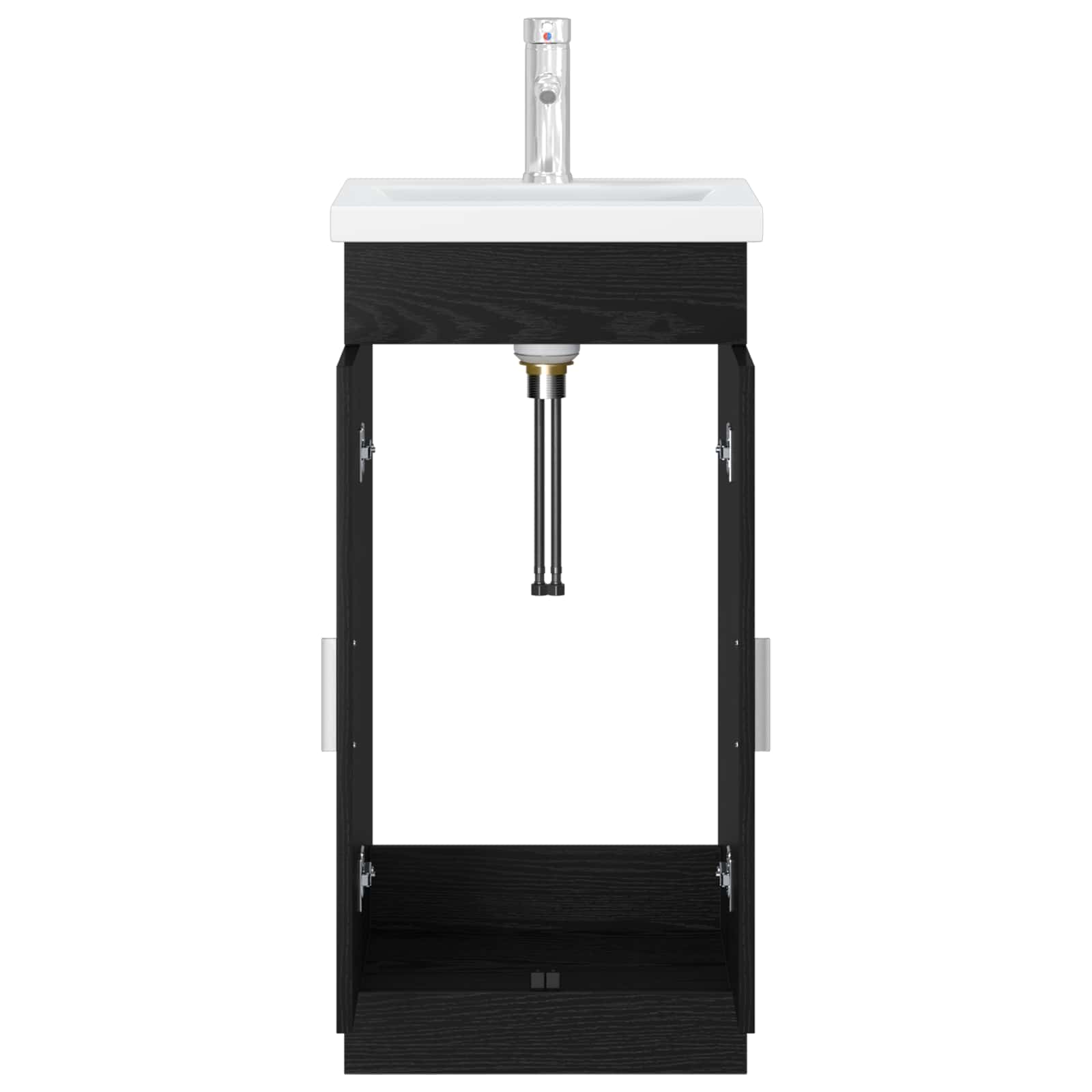 Mobile da bagno con lavabo Rovere Nero 42 x 40 x 84,5 cm | homemem39