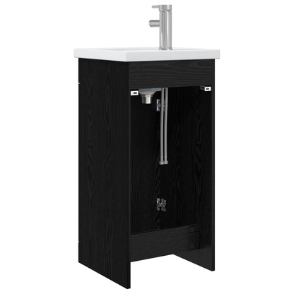 Mobile da bagno con lavabo Rovere Nero 42 x 40 x 84,5 cm | homemem39