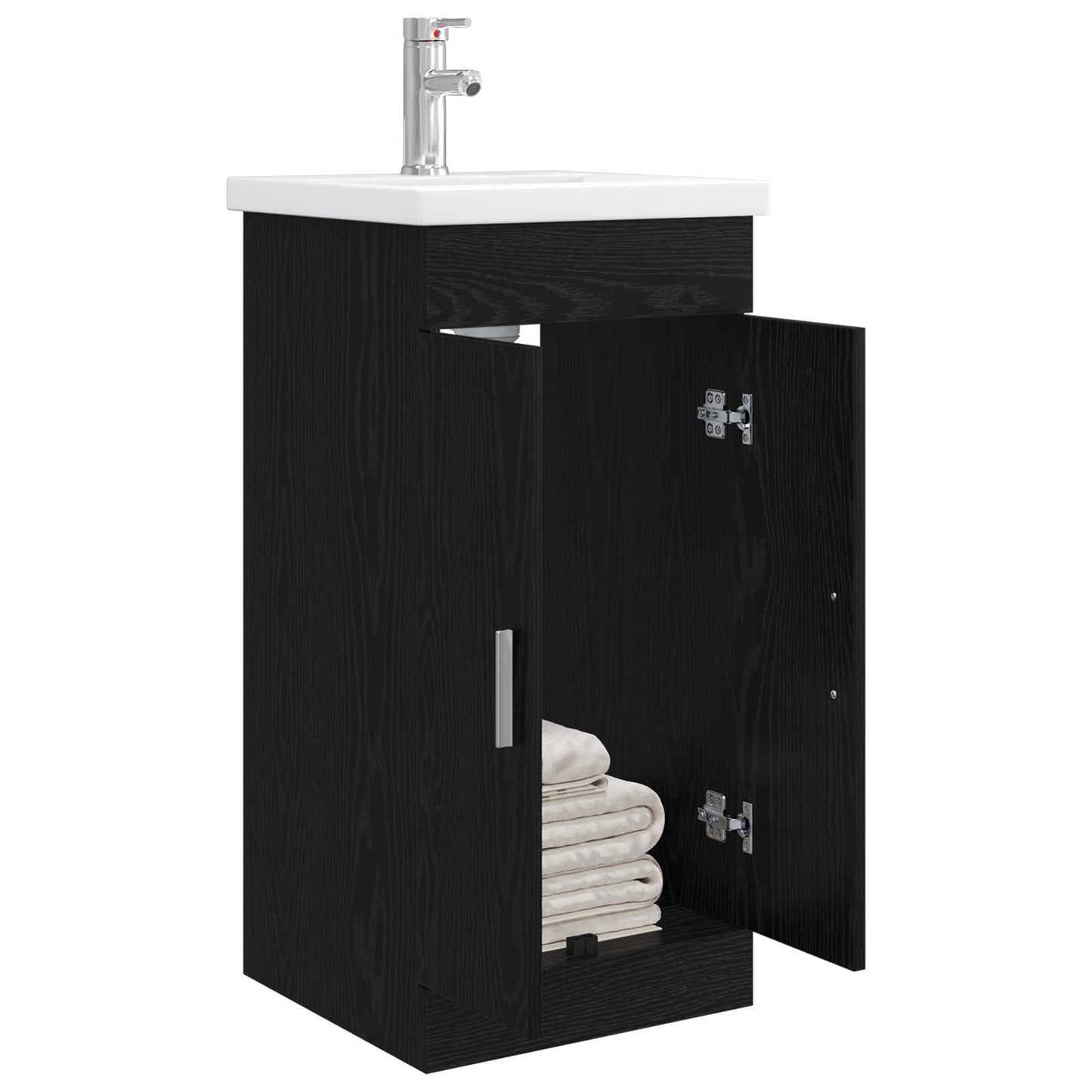 Mobile da bagno con lavabo Rovere Nero 42 x 40 x 84,5 cm | homemem39