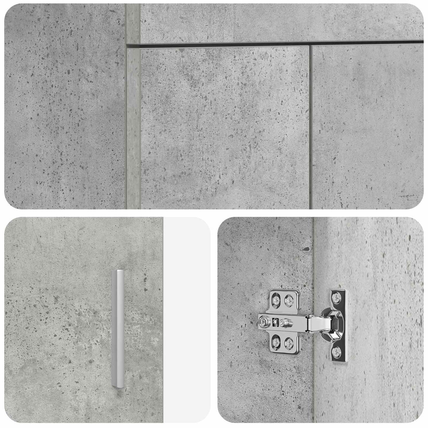 Mobile da bagno con lavabo Grigio Cemento 42 x 40 x 84,5 cm | homemem39