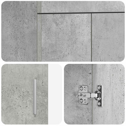 Mobile da bagno con lavabo Grigio Cemento 42 x 40 x 84,5 cm | homemem39