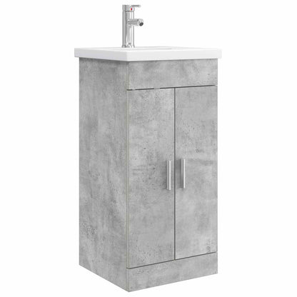 Mobile da bagno con lavabo Grigio Cemento 42 x 40 x 84,5 cm | homemem39