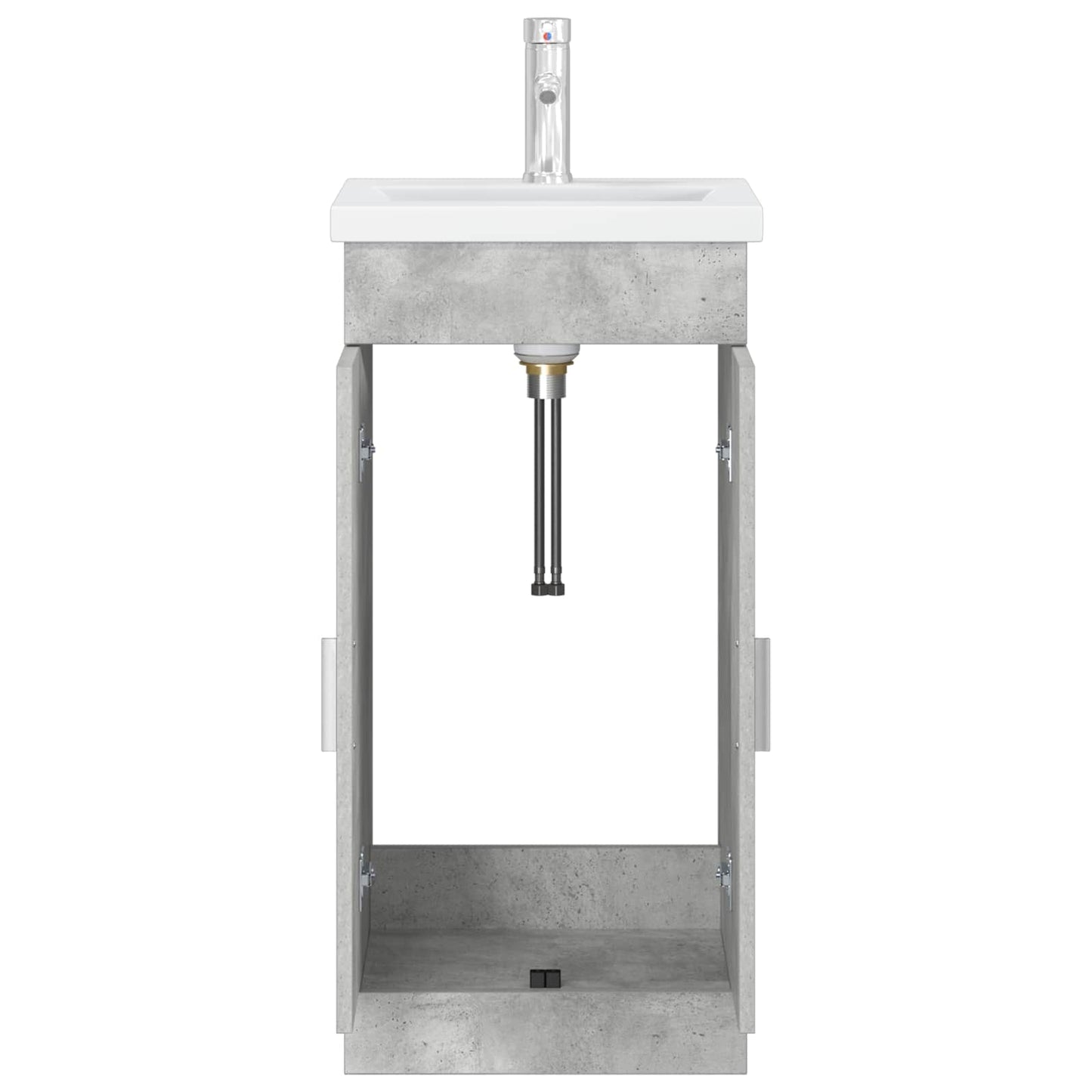Mobile da bagno con lavabo Grigio Cemento 42 x 40 x 84,5 cm | homemem39