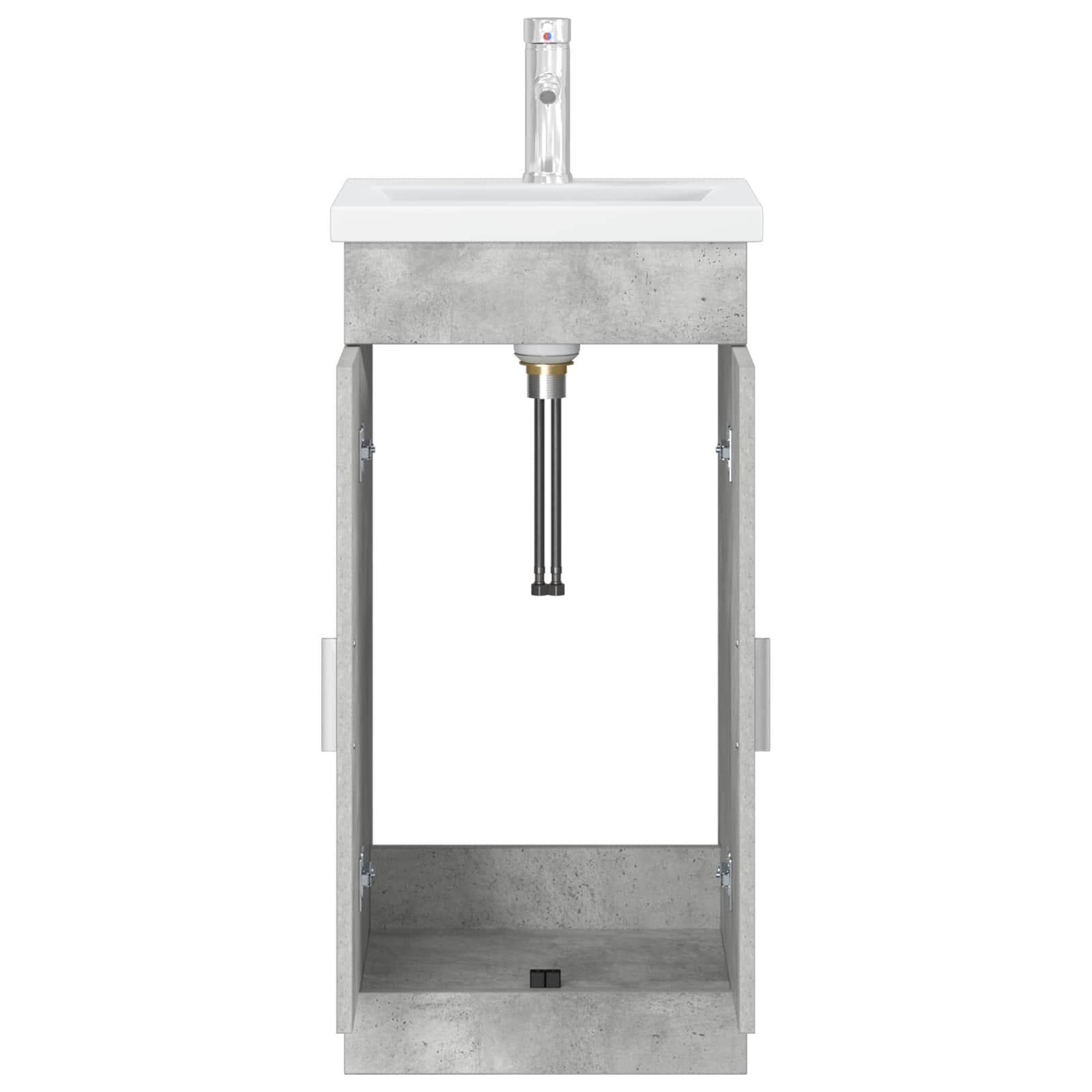 Mobile da bagno con lavabo Grigio Cemento 42 x 40 x 84,5 cm | homemem39
