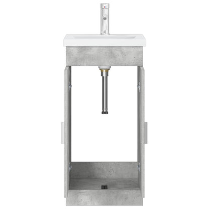 Mobile da bagno con lavabo Grigio Cemento 42 x 40 x 84,5 cm | homemem39