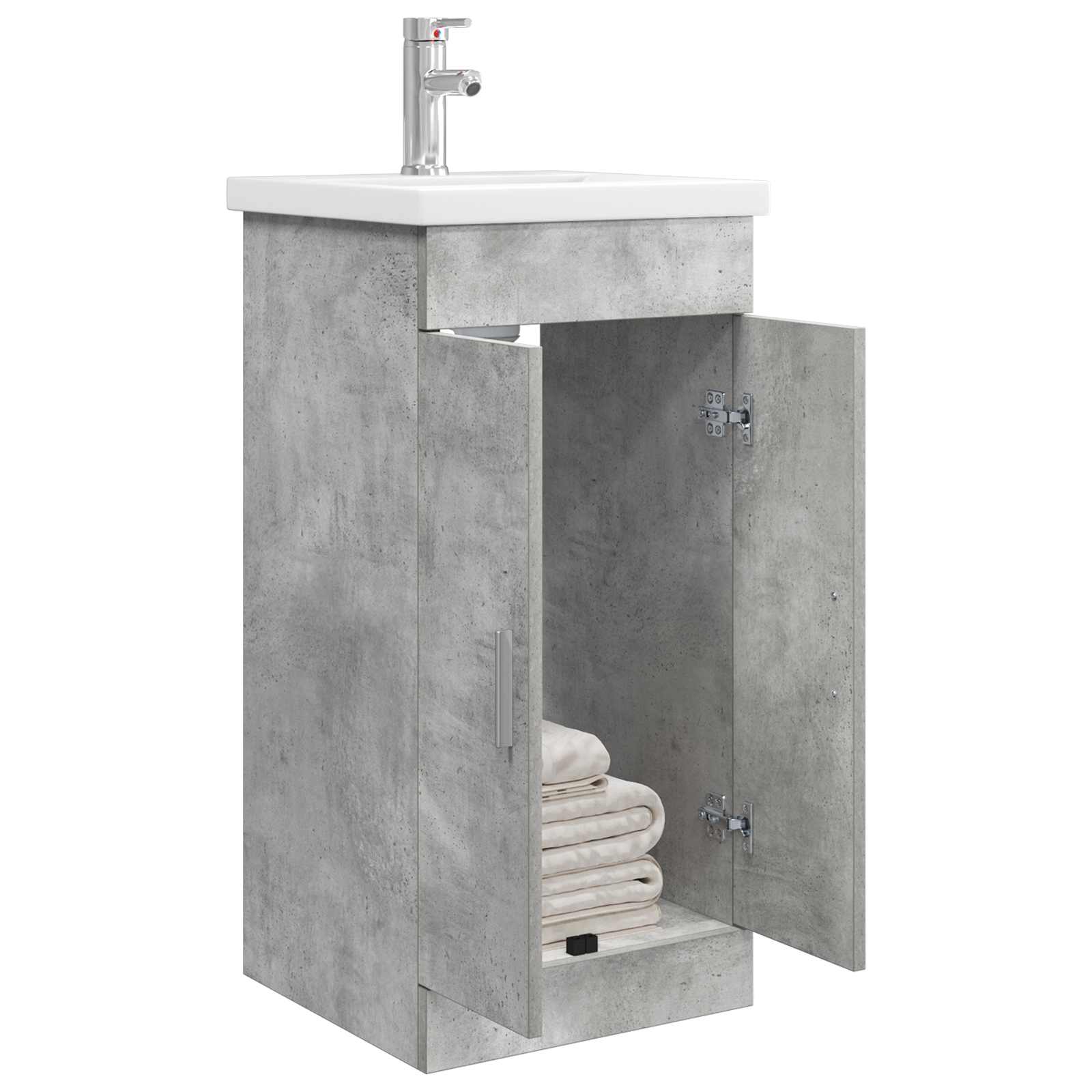 Mobile da bagno con lavabo Grigio Cemento 42 x 40 x 84,5 cm | homemem39