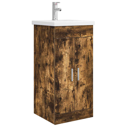 Mobile da bagno con lavabo Rovere Fumo 42 x 40 x 84,5 cm
