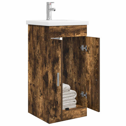 Mobile da bagno con lavabo Rovere Fumo 42 x 40 x 84,5 cm