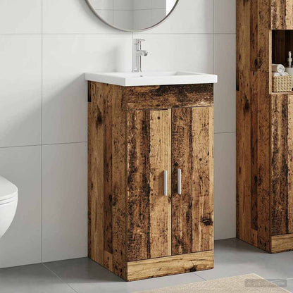Mobile da bagno con lavabo Legno antico 42 x 40 x 84,5 cm