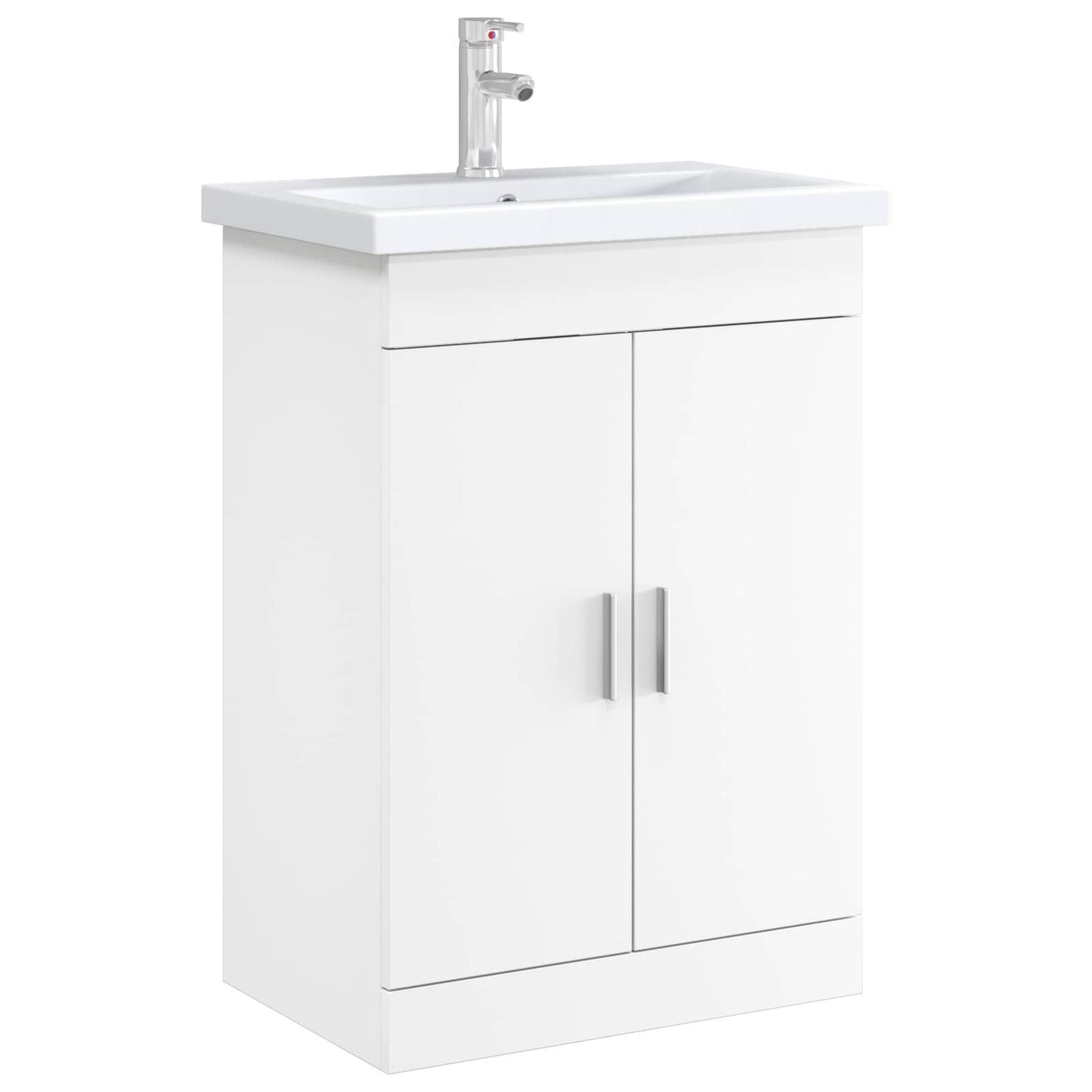 Mobiletto da Bagno Sotto Lavabo Bianco 56 x 37,5 x 81 cm | homemem39