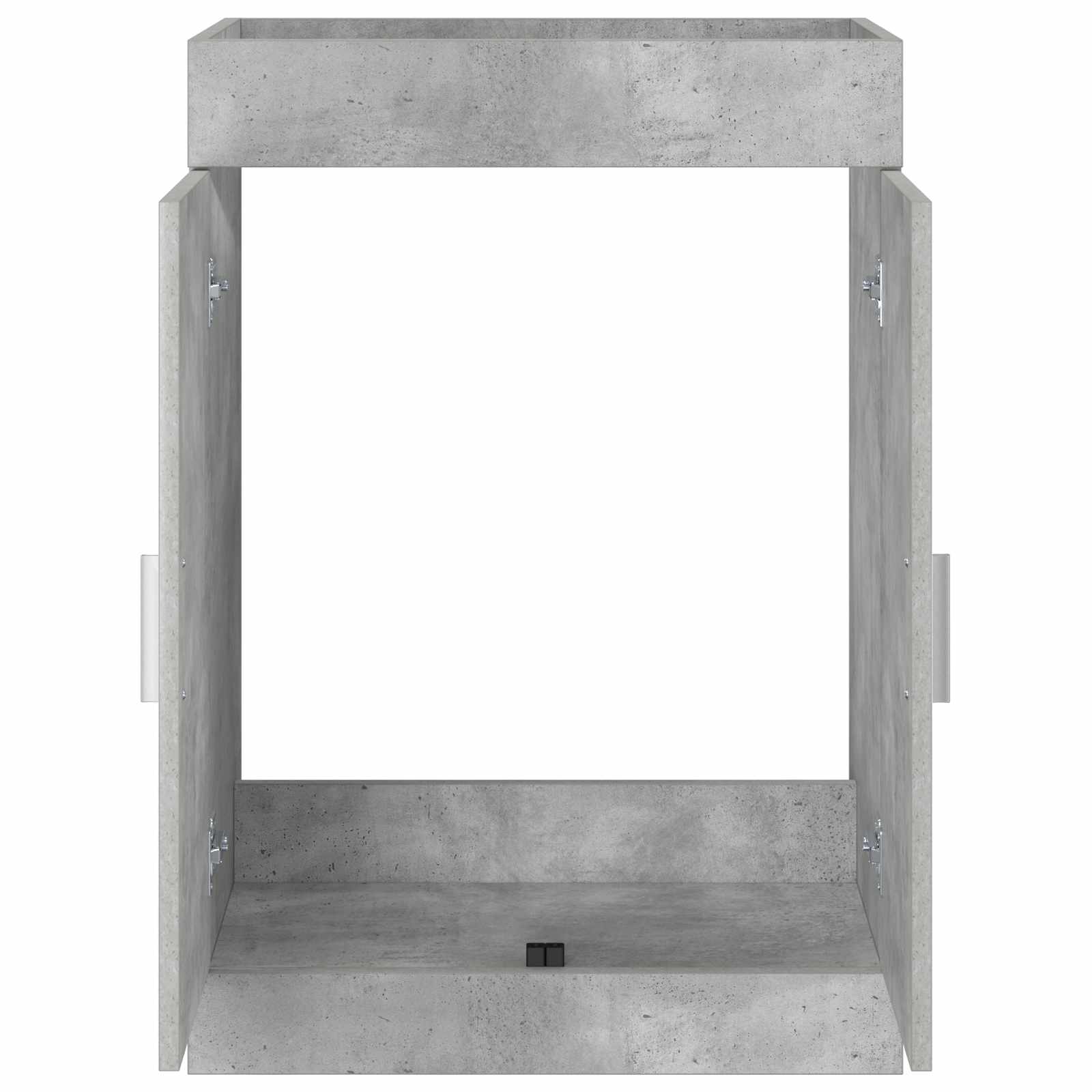 Mobiletto da Bagno Sotto Lavabo Grigio Cemento | homemem39