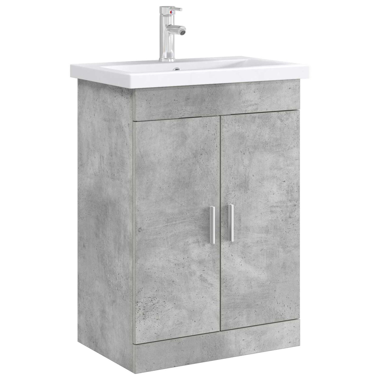 Mobiletto da Bagno Sotto Lavabo Grigio Cemento | homemem39