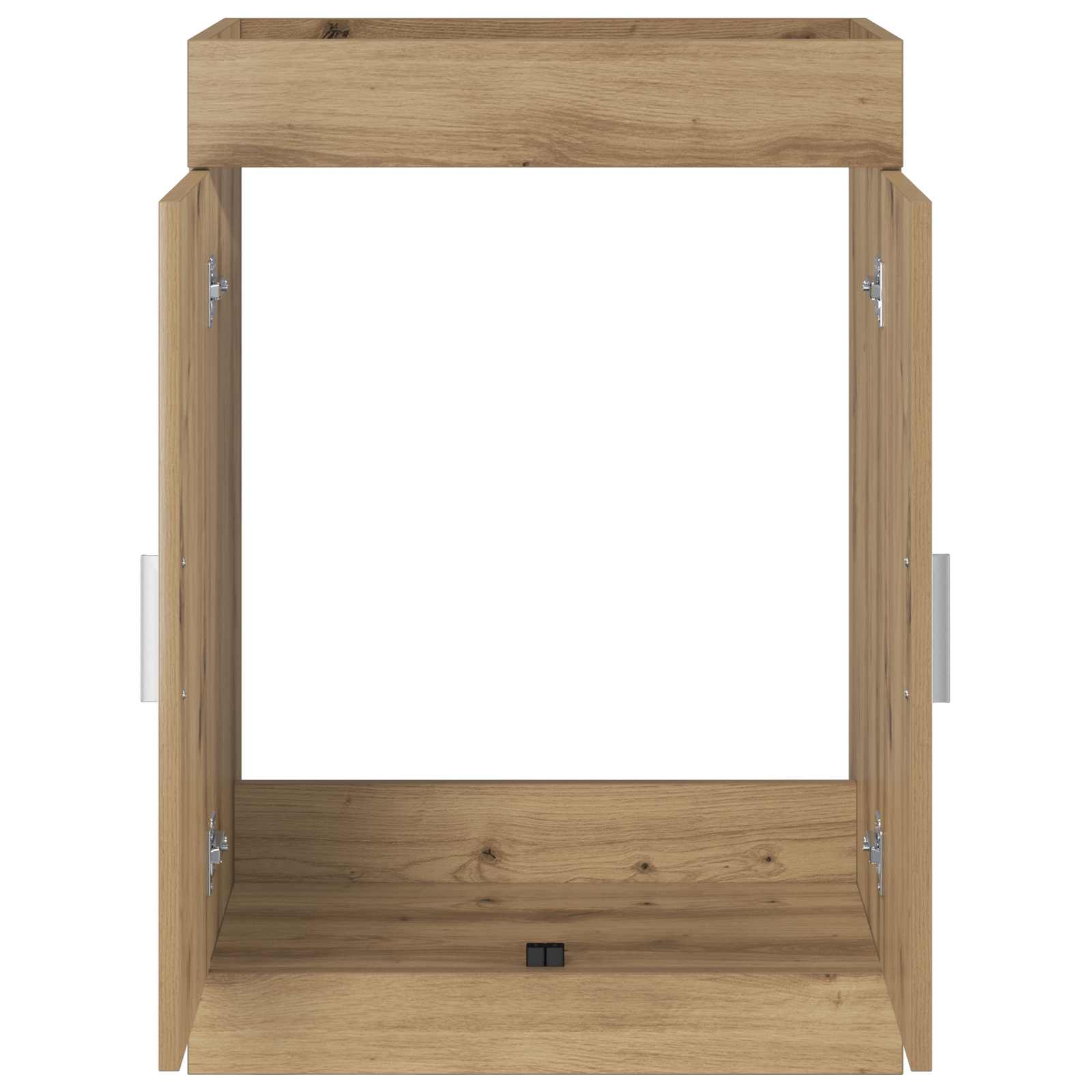 Mobiletto da Bagno Sotto Lavabo Rovere Artigianale | homemem39
