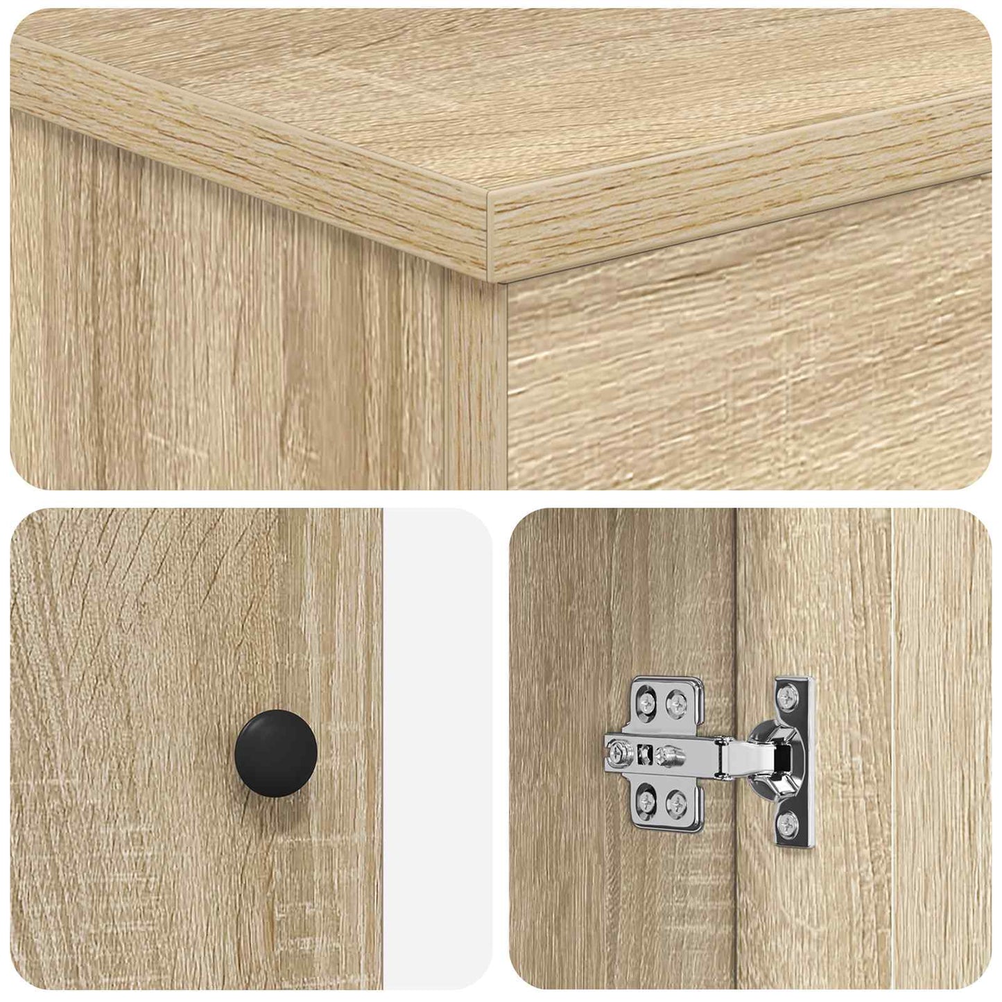Mobiletto da Bagno Sotto Lavabo Rovere Sonoma | homemem39