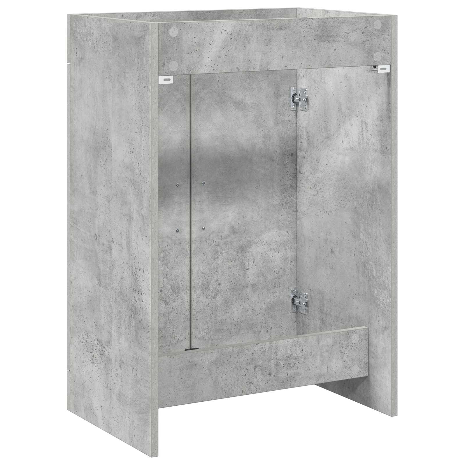 Mobiletto da Bagno Sotto Lavabo Grigio Cemento | homemem39