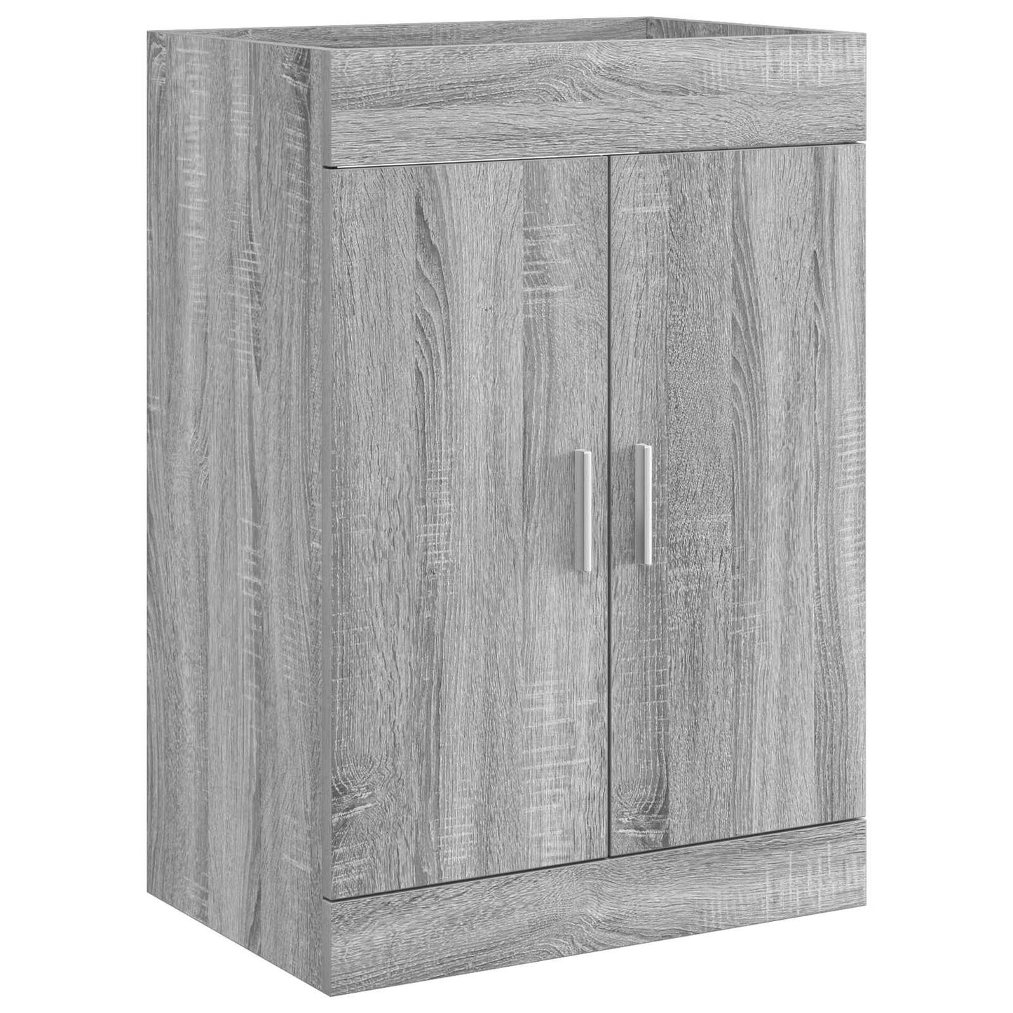 Mobiletto da Bagno Sotto Lavabo Sonoma grigio | homemem39
