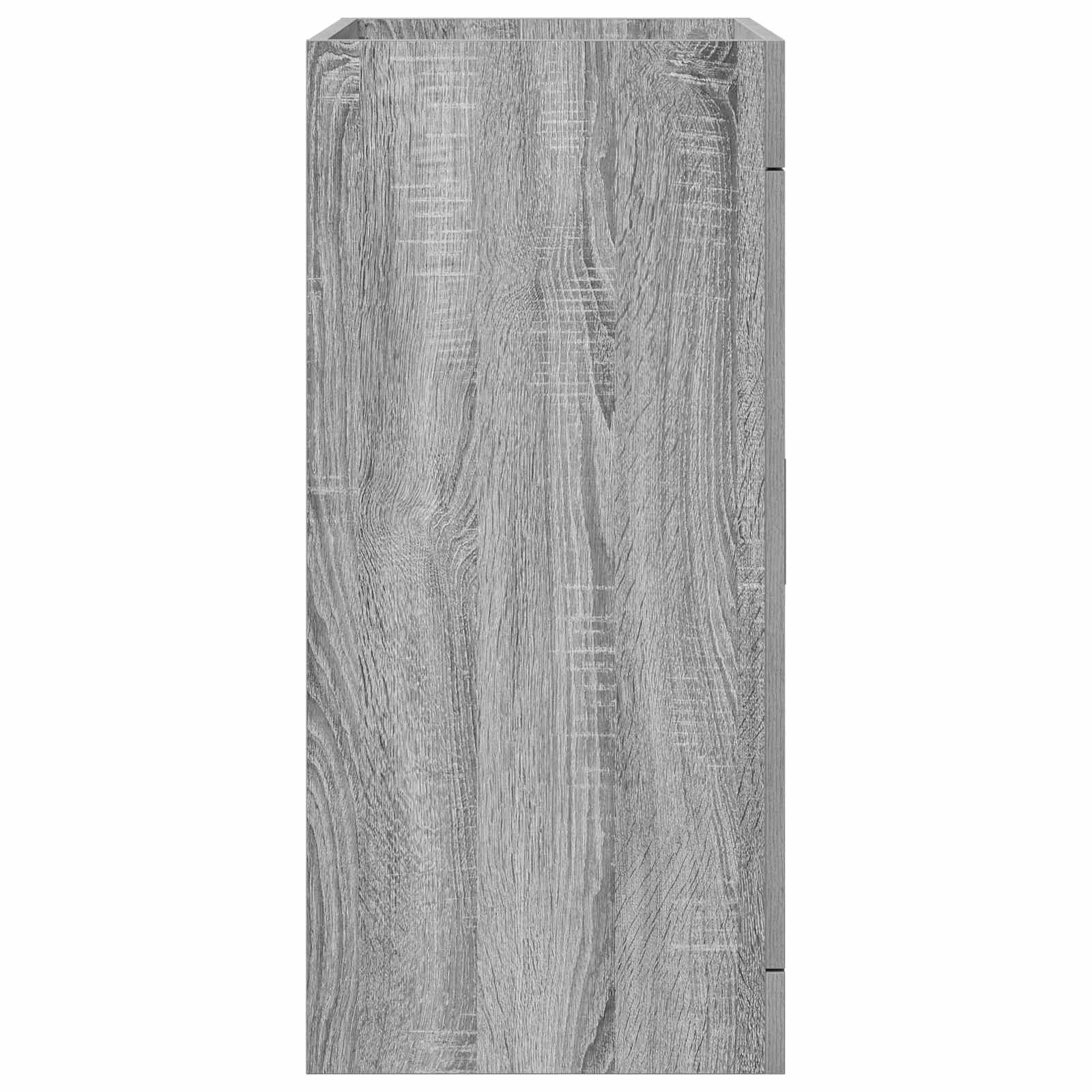 Mobiletto da Bagno Sotto Lavabo Sonoma grigio | homemem39