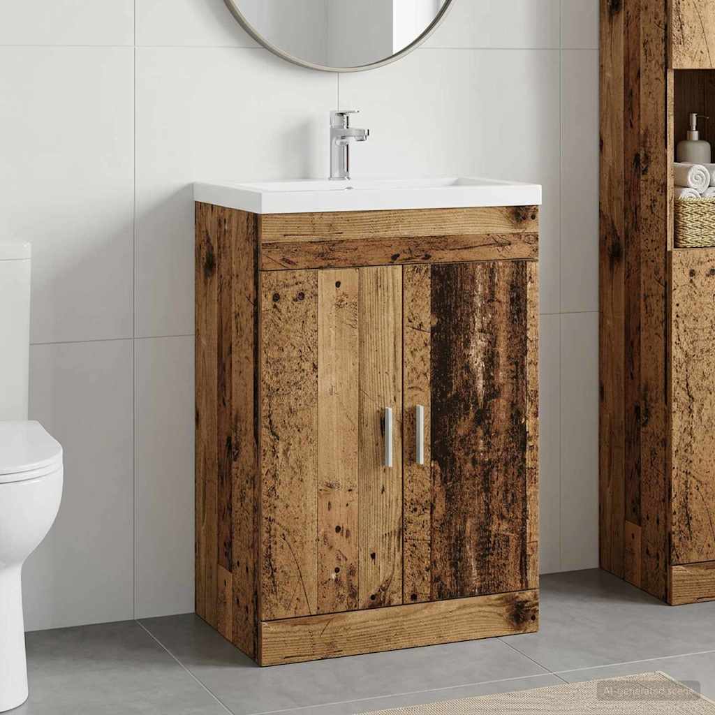 Mobiletto da Bagno Sotto Lavabo Legno antico | homemem39
