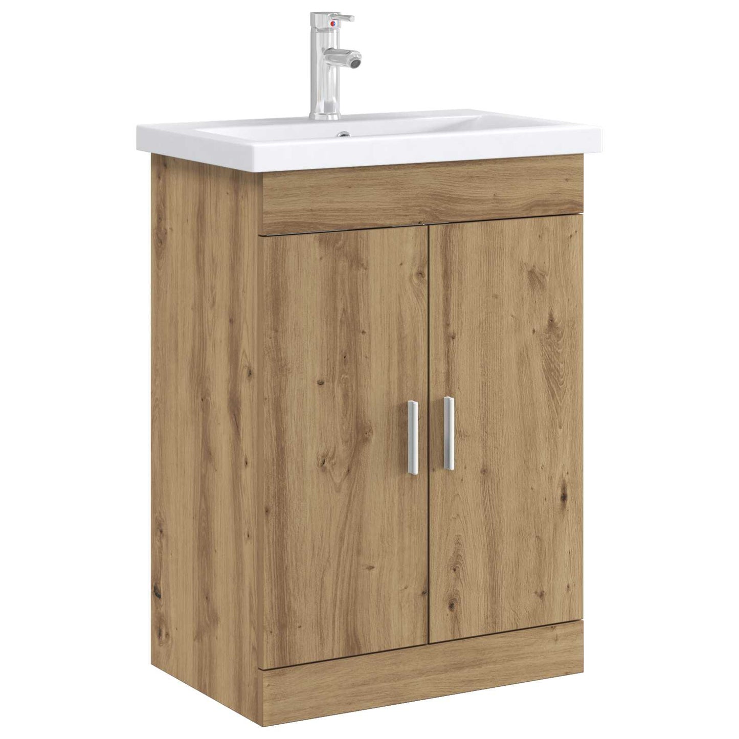 Mobiletto da Bagno Sotto Lavabo Rovere Artigianale | homemem39
