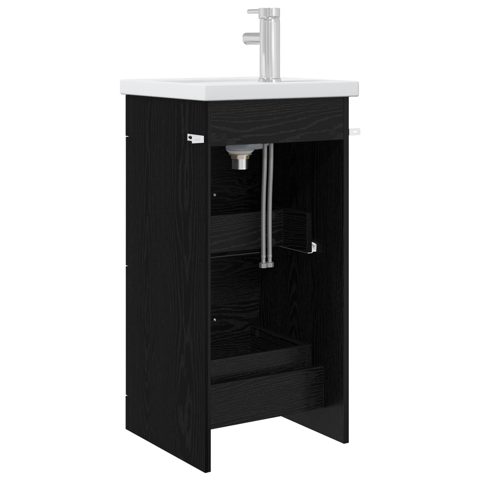 Mobile da bagno con lavabo Rovere Nero 42 x 40 x 84,5 cm | homemem39