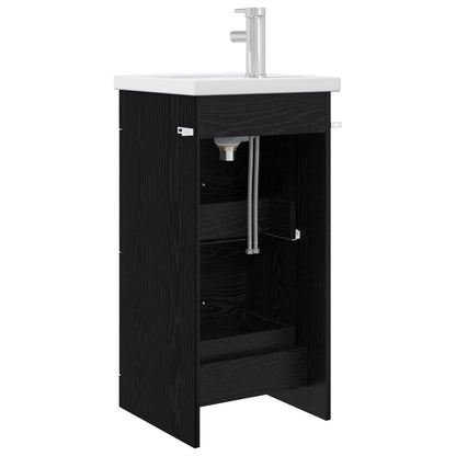 Mobile da bagno con lavabo Rovere Nero 42 x 40 x 84,5 cm | homemem39