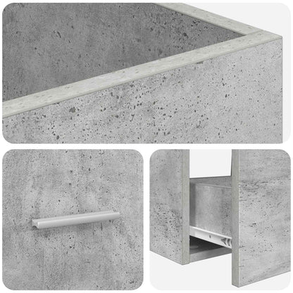 Mobile da bagno con lavabo Grigio Cemento 42 x 40 x 84,5 cm | homemem39