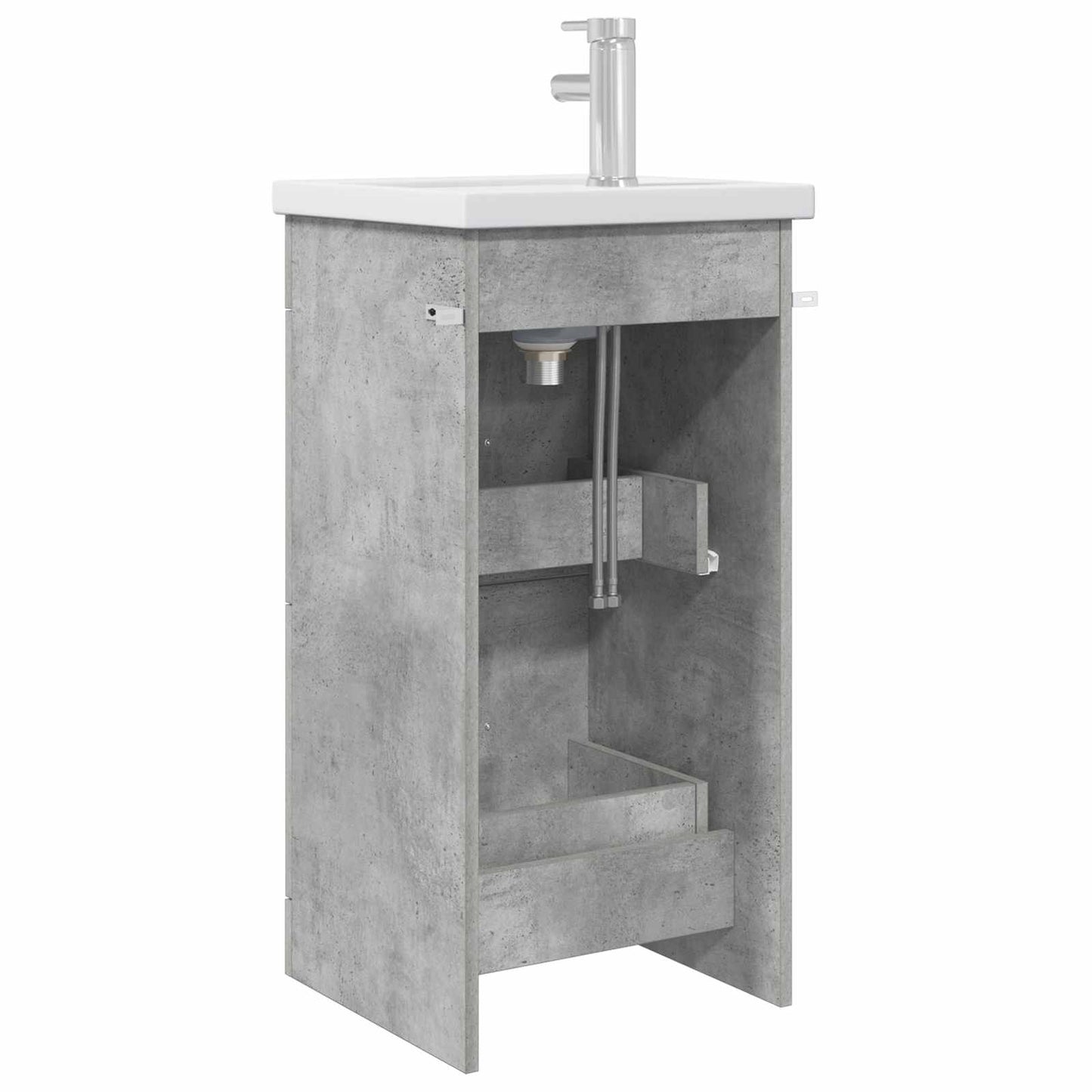 Mobile da bagno con lavabo Grigio Cemento 42 x 40 x 84,5 cm | homemem39