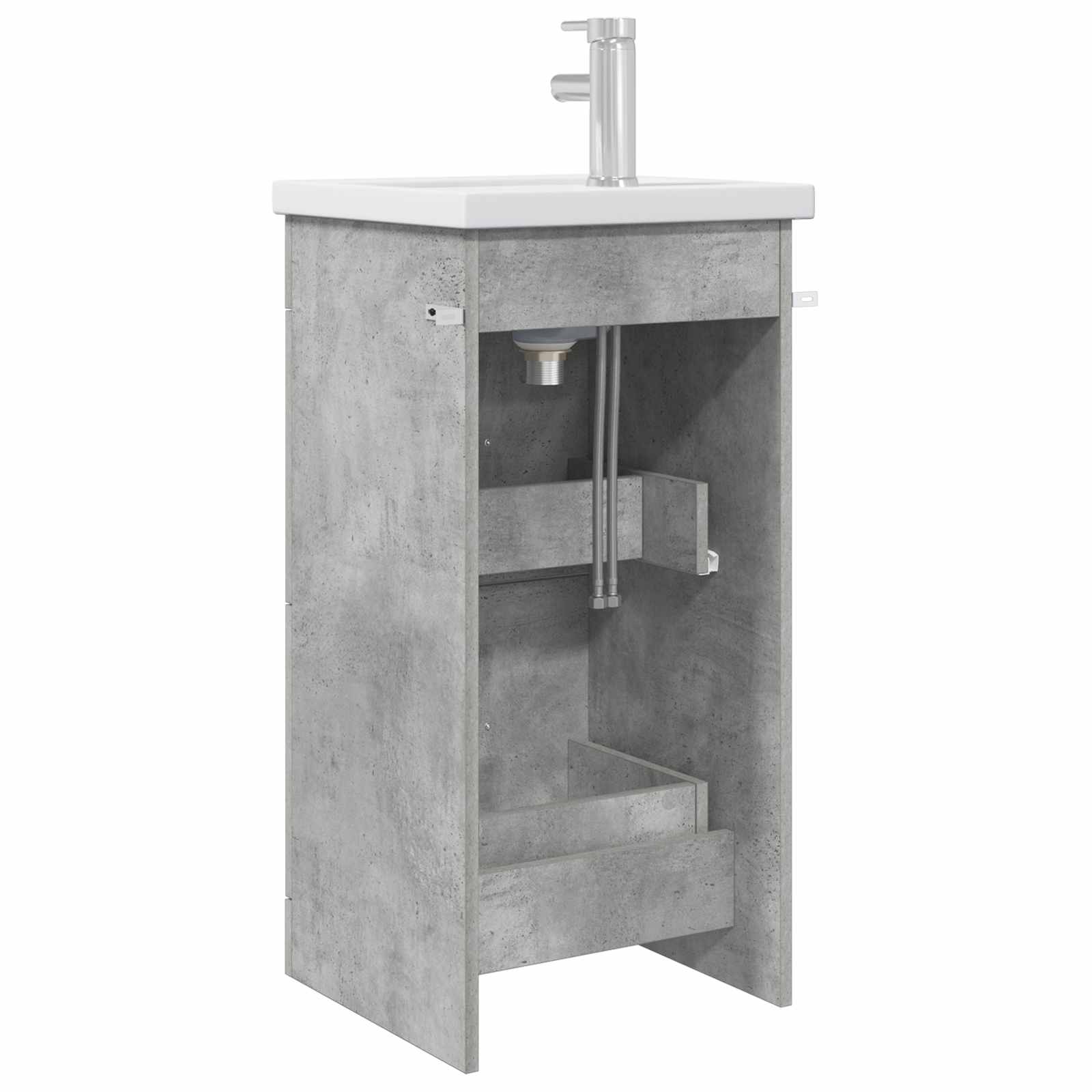 Mobile da bagno con lavabo Grigio Cemento 42 x 40 x 84,5 cm | homemem39