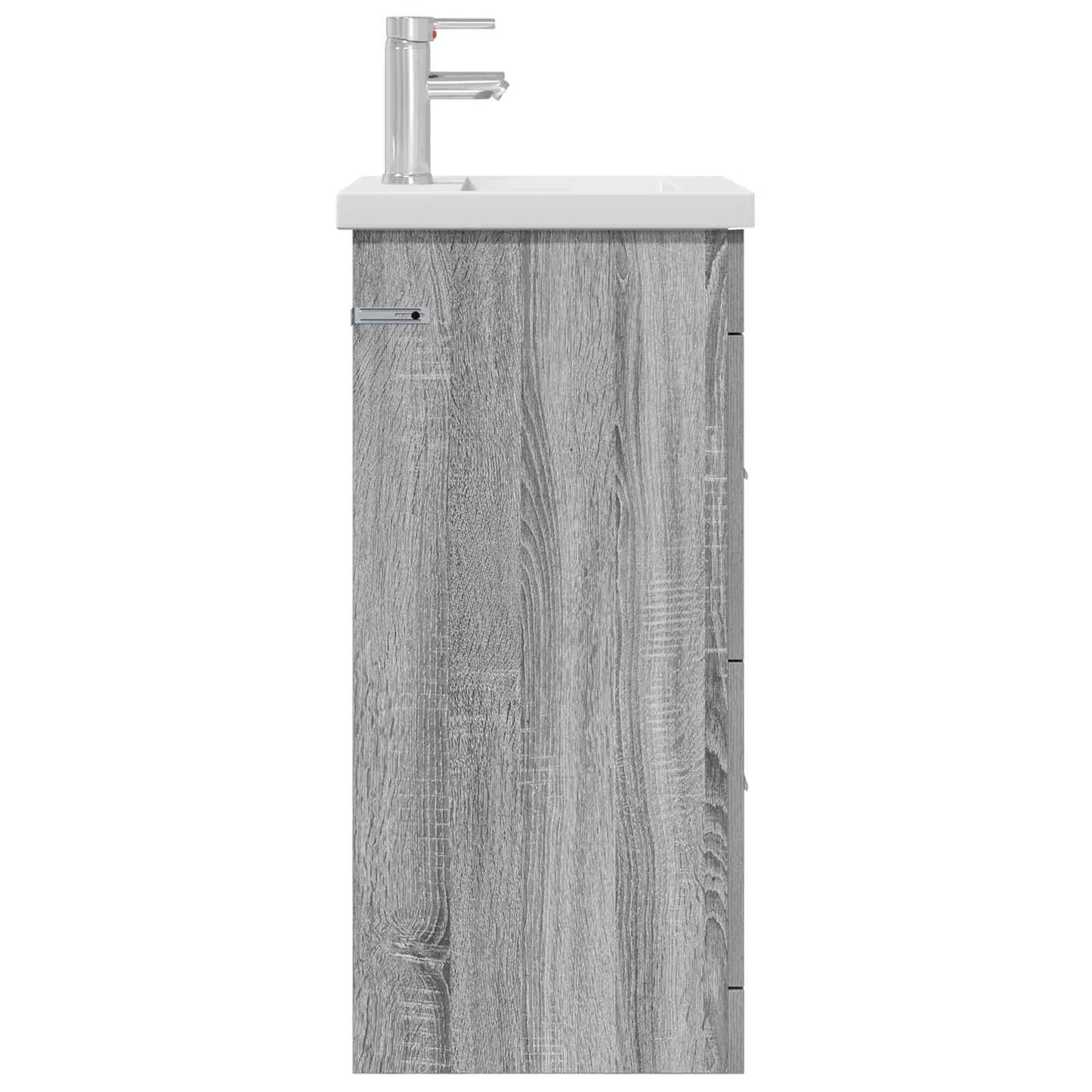 Mobile da bagno con lavabo Sonoma grigio 42 x 40 x 84,5 cm | homemem39
