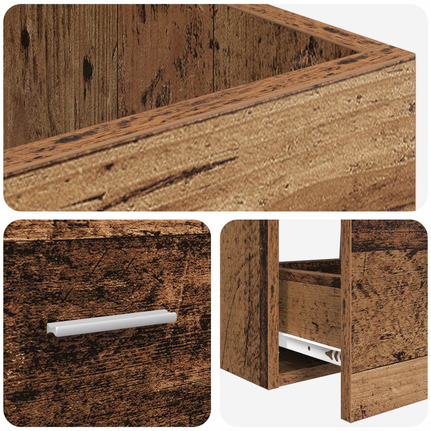 Mobile da bagno con lavabo Legno antico 42 x 40 x 84,5 cm | homemem39