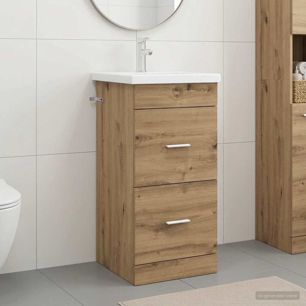 Mobile da bagno con lavabo Rovere Artigianale 42 x 40 x 84,5 cm | homemem39