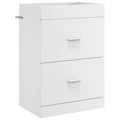 Mobiletto da Bagno Sotto Lavabo Bianco 56 x 37,5 x 81 cm | homemem39
