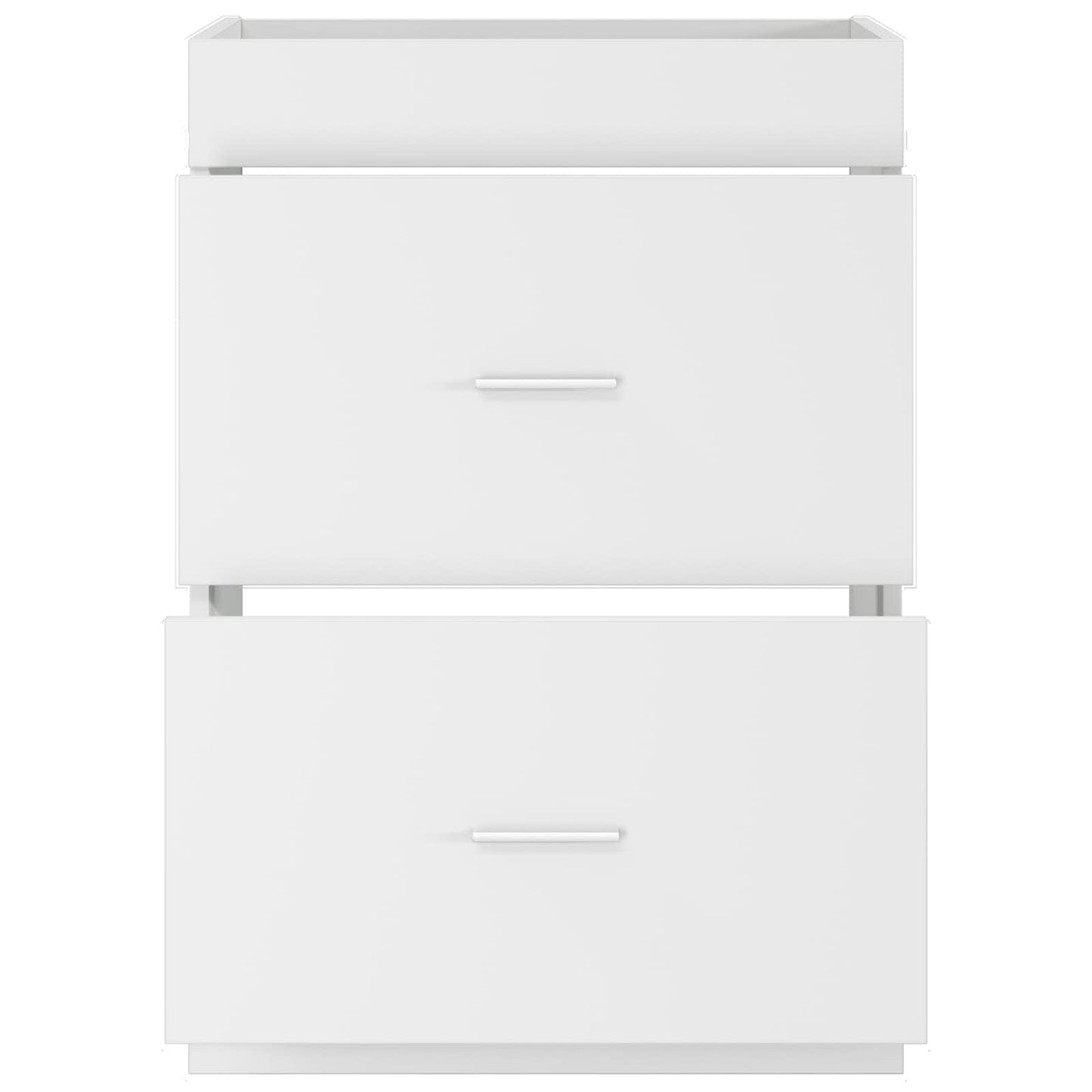 Mobiletto da Bagno Sotto Lavabo Bianco 56 x 37,5 x 81 cm | homemem39