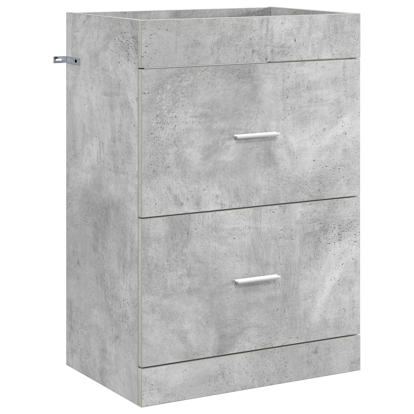 Mobiletto da Bagno Sotto Lavabo Grigio Cemento | homemem39